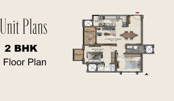 Featured Image of Sattva Vasuvi 2 BHK Floor Plan